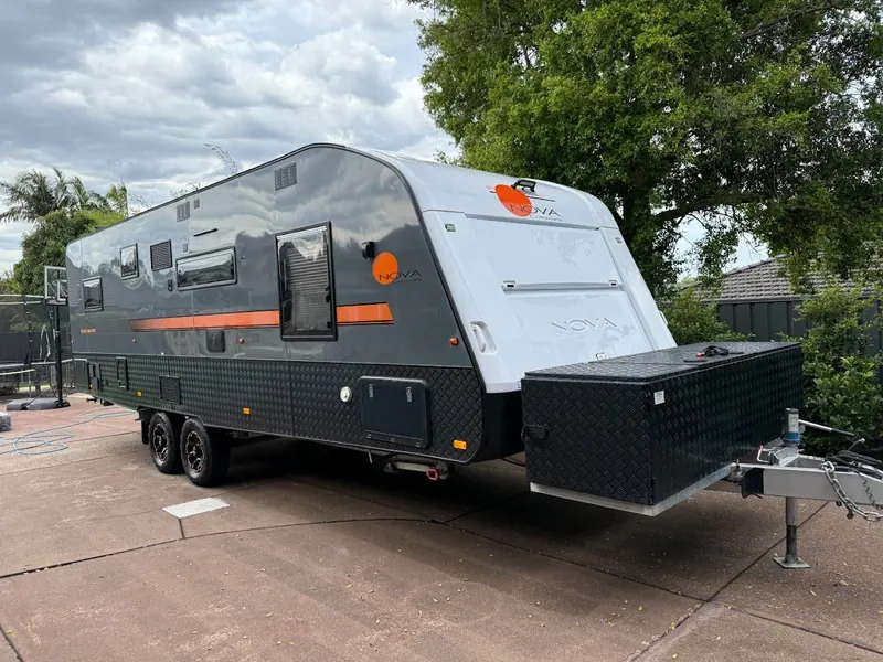 Caravan with a protective ceramic coating