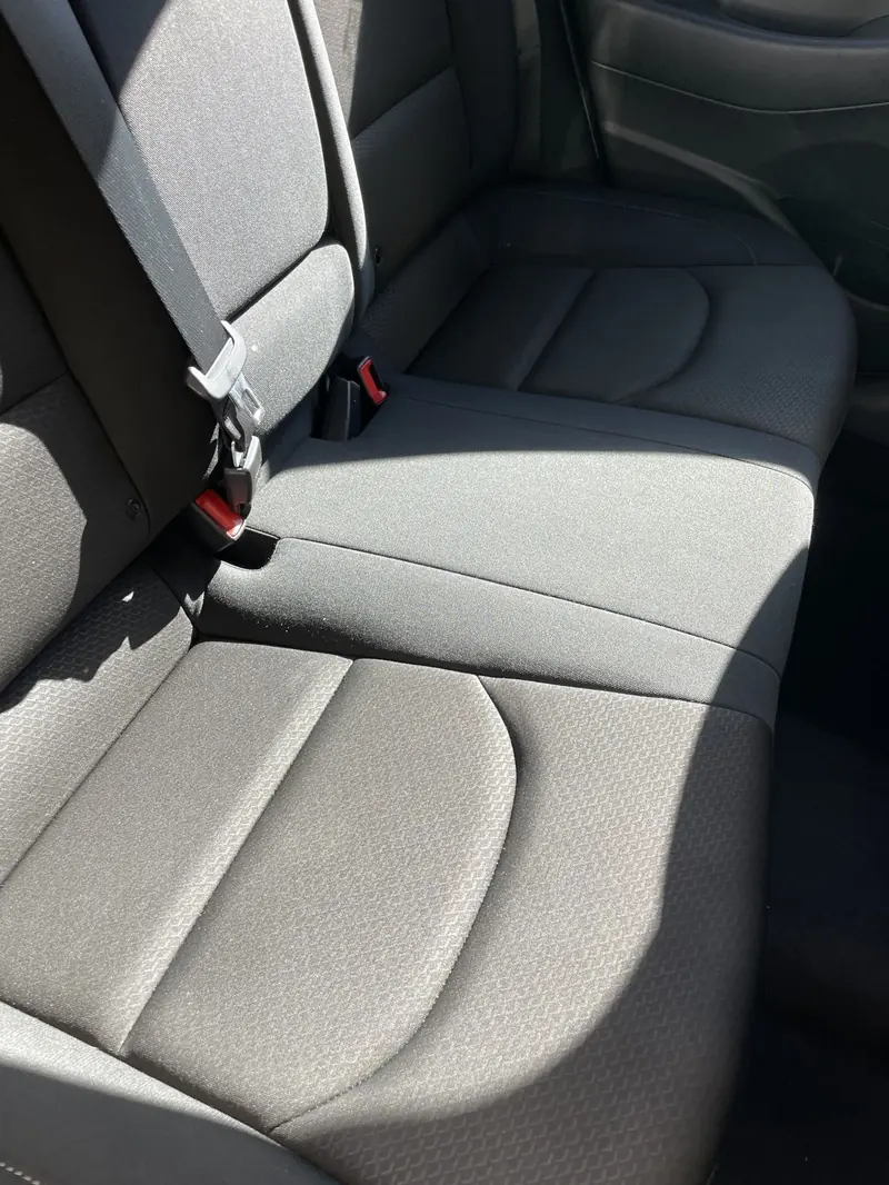 Cloth seats after shampoo