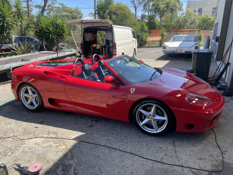 Red Ferrari Spider