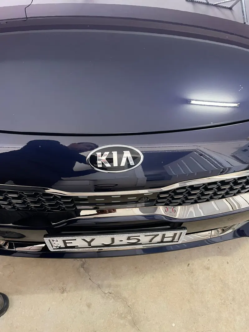 Bonnet badge reflections