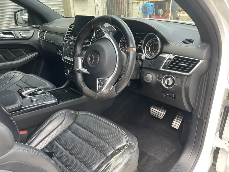 Mercedes interior after cleaning